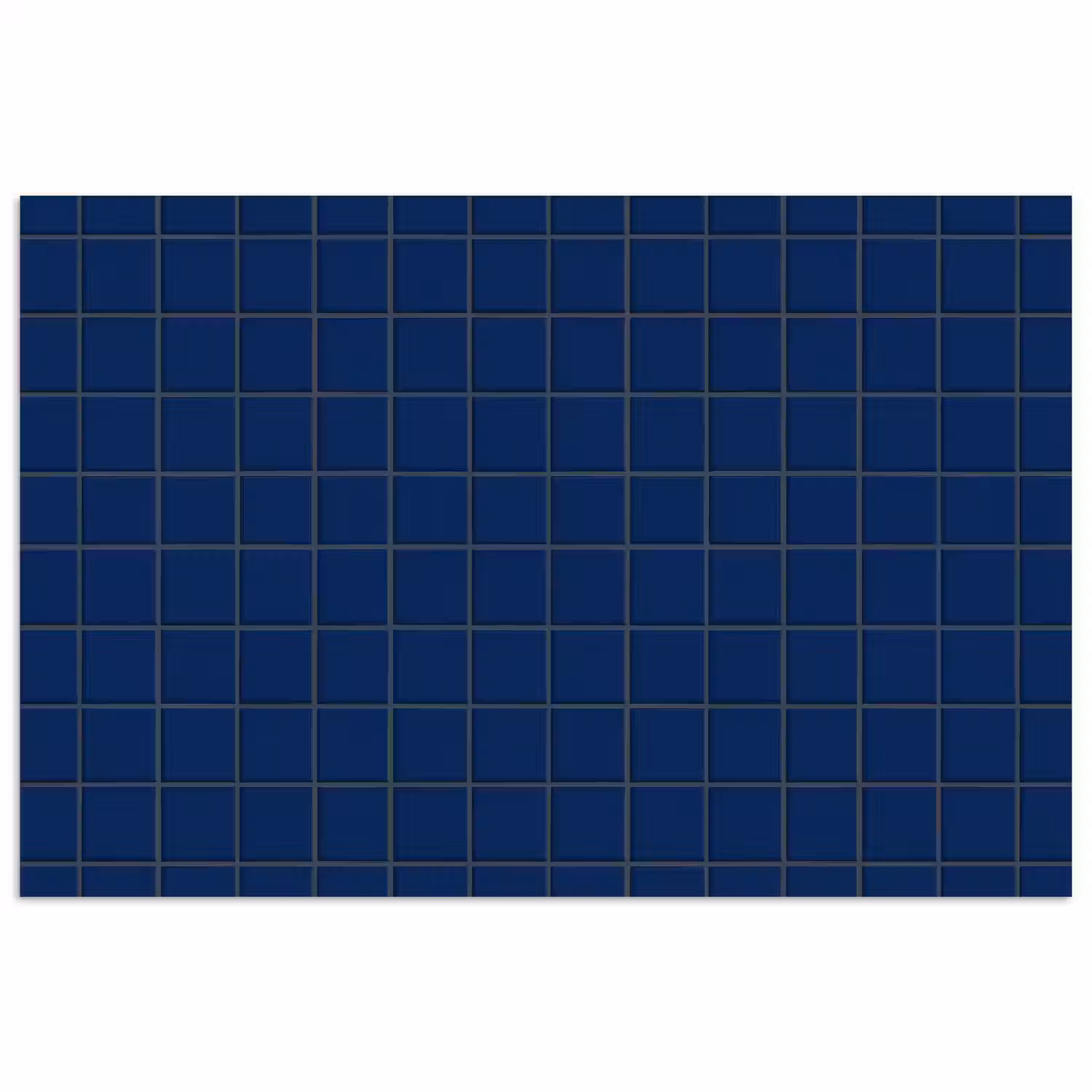 Tegel - Patroon - Blauw poster papier klein 62 -3d