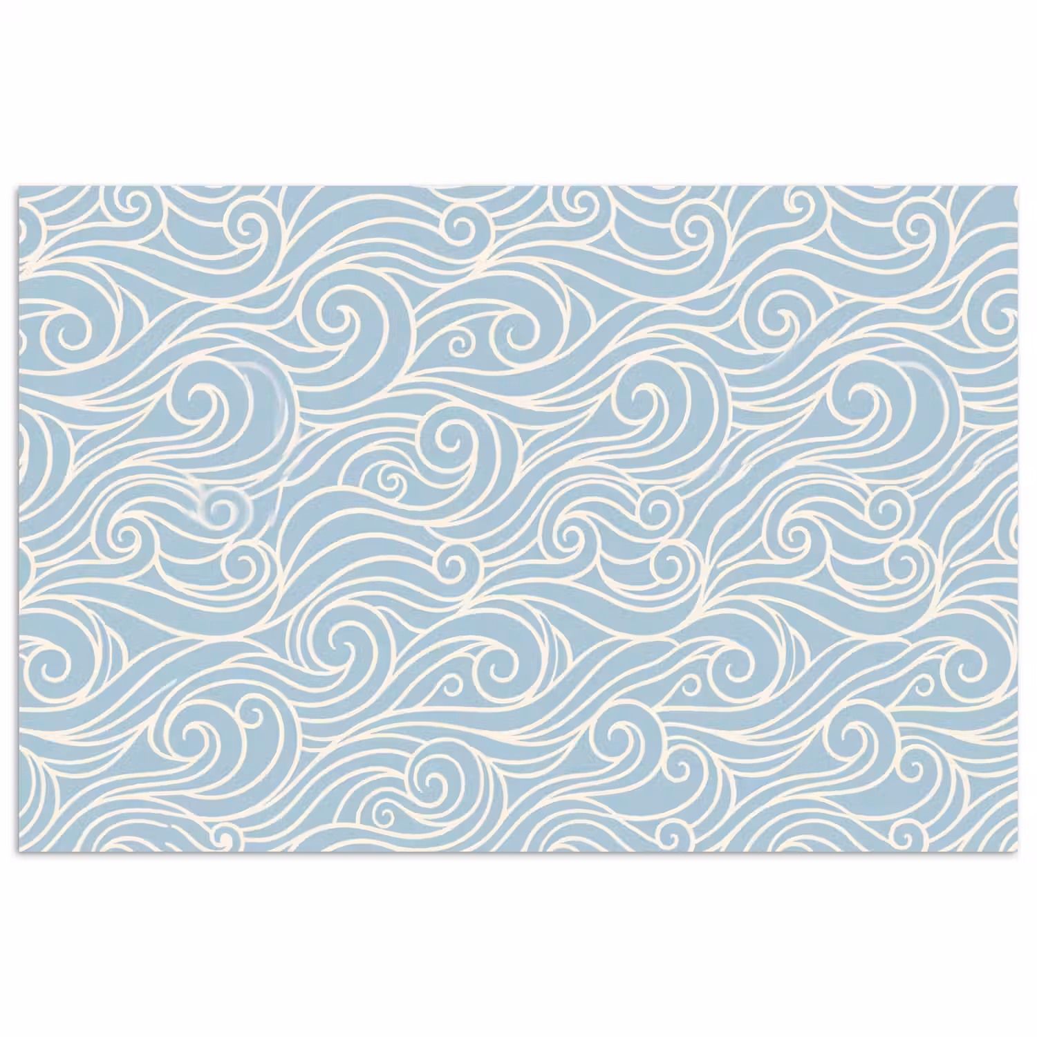 Golf - Abstract - Natuur - Modern - Blauw poster papier klein -3d