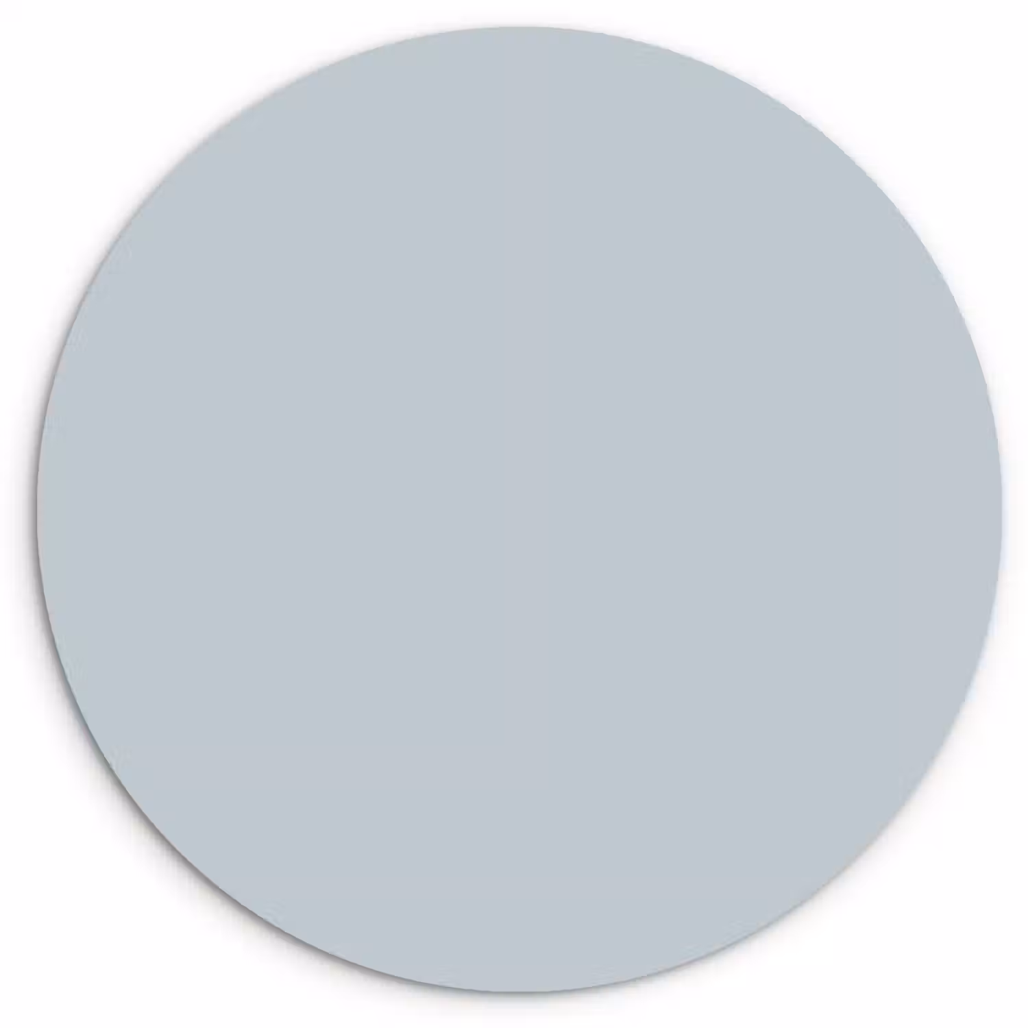 Blue - Bay - Blauw Wandcirkel kunststof plaat 5mm dik klein 188 -3d