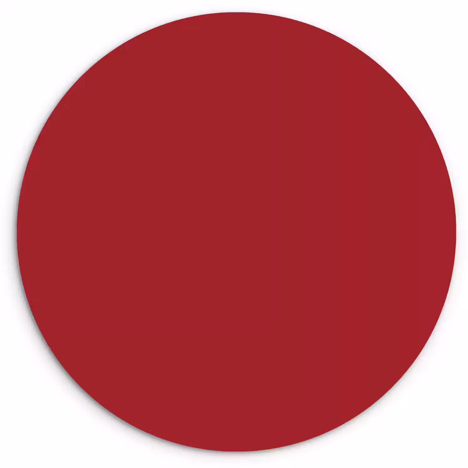 Burgundy - Wine - Rood Wandcirkel kunststof plaat 5mm dik klein 188 -3d