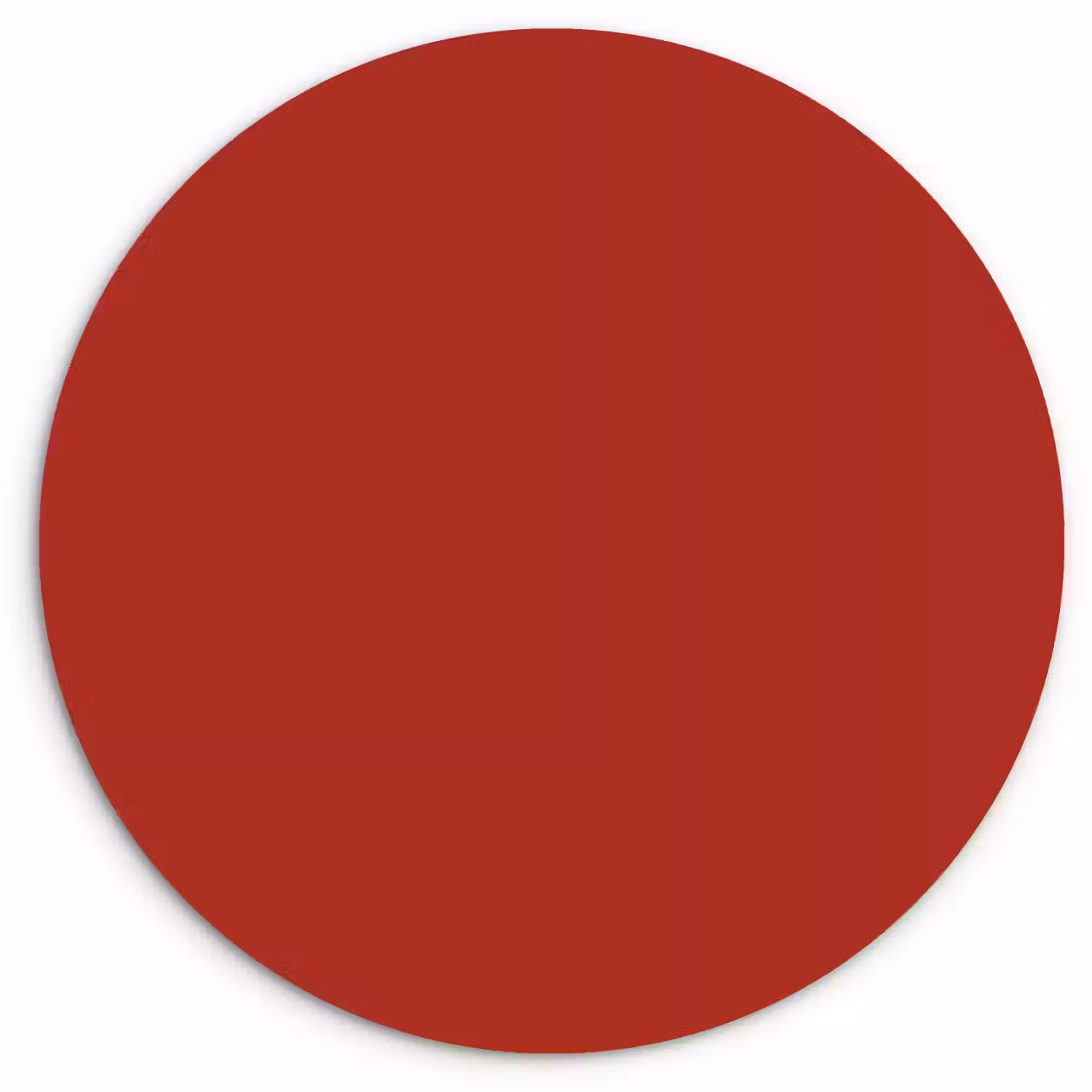 Deep - Crimson - Rood Wandcirkel kunststof plaat 5mm dik klein 188 -3d