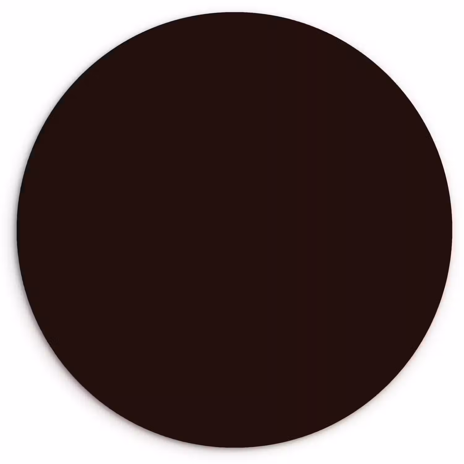 Deep - Obsidian - Bruin Wandcirkel kunststof plaat 5mm dik klein 188 -3d