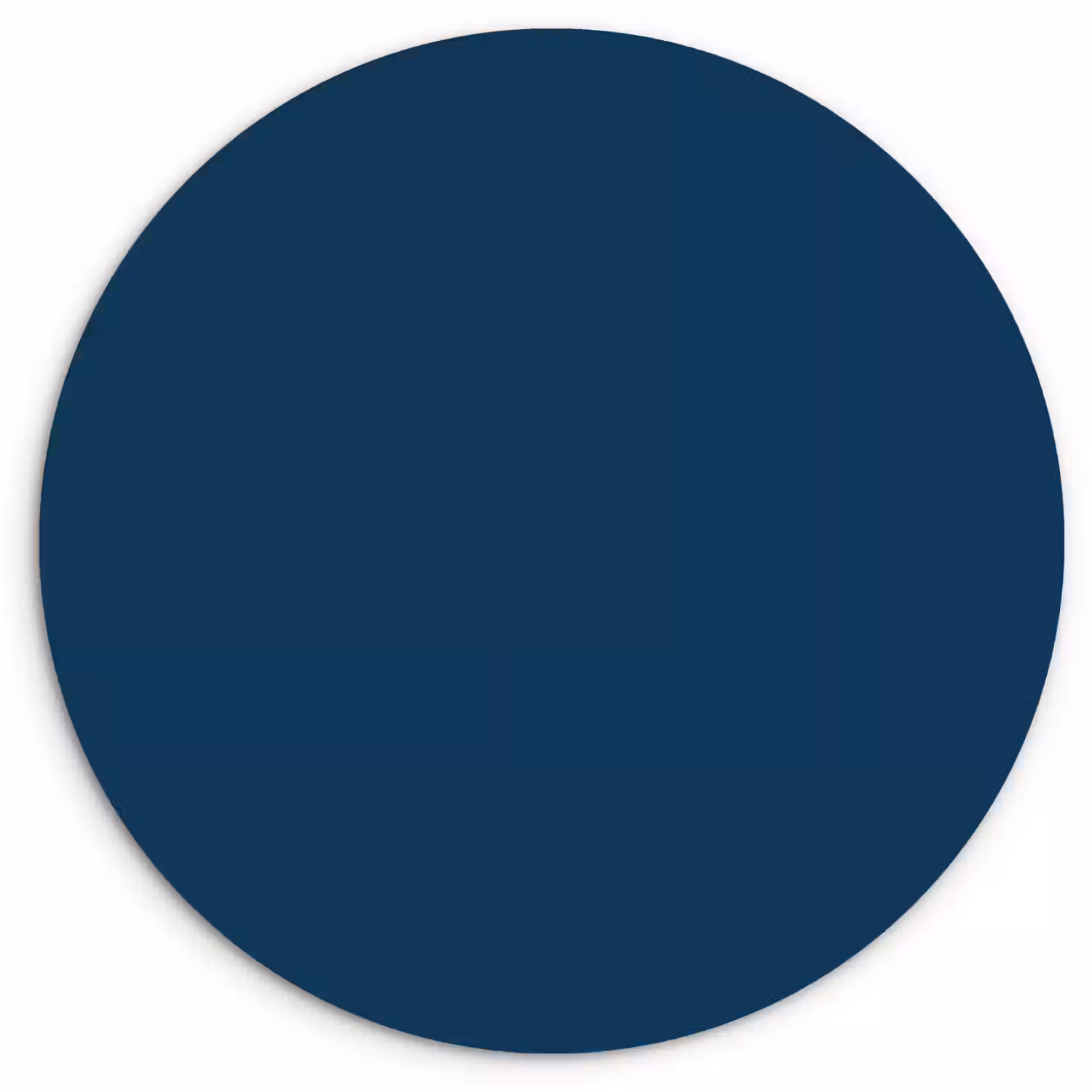 Deep - Ocean - Blauw Wandcirkel kunststof plaat 5mm dik klein 188 -3d