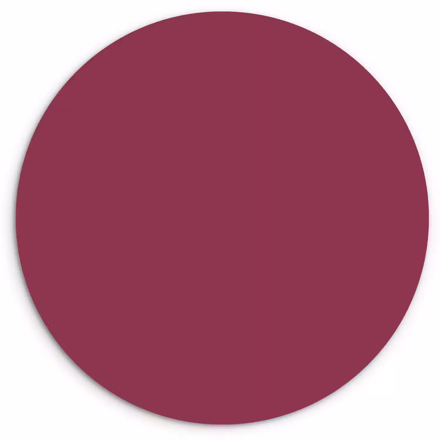 Deep - Rasberry - Rood Wandcirkel kunststof plaat 5mm dik klein 188 -3d
