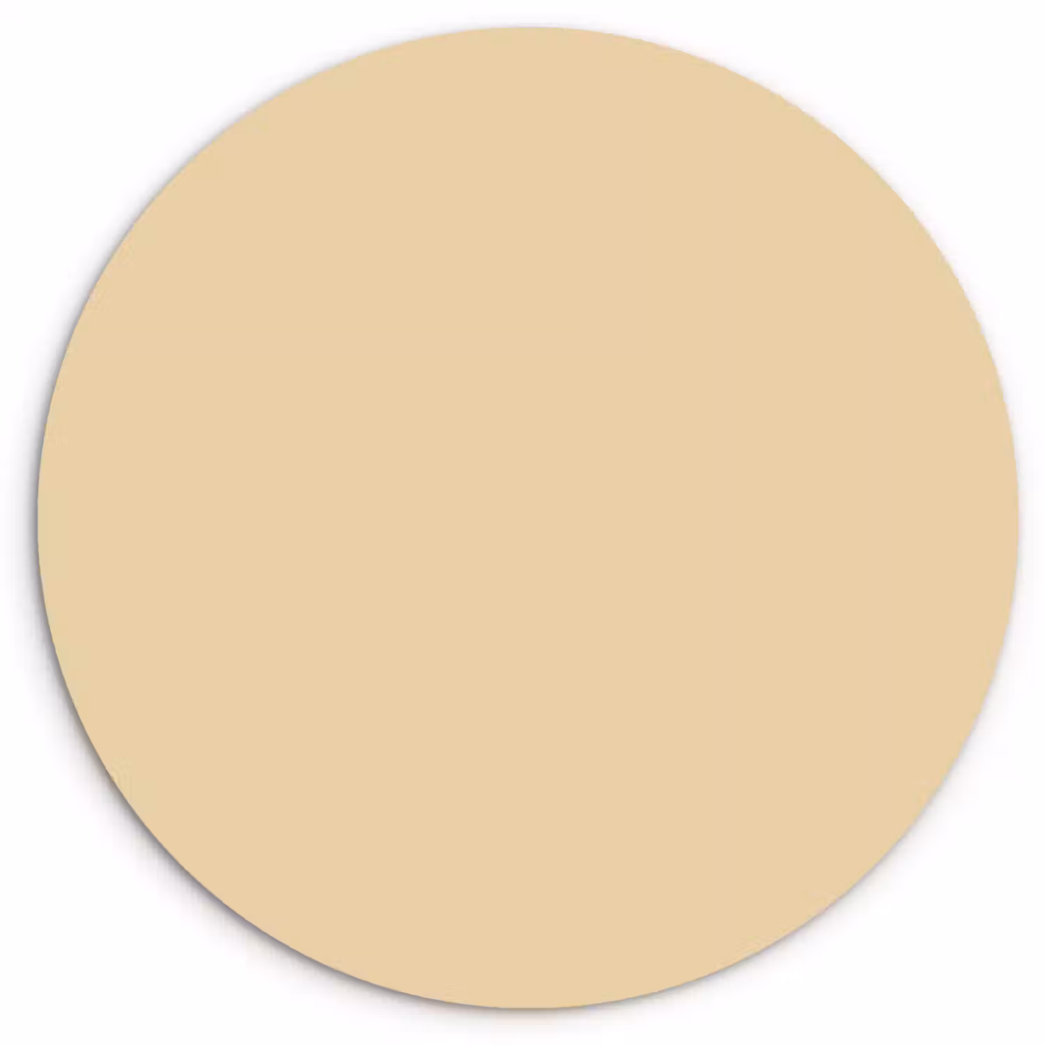 Desert - Sand - Nude Wandcirkel kunststof plaat 5mm dik klein 188 -3d