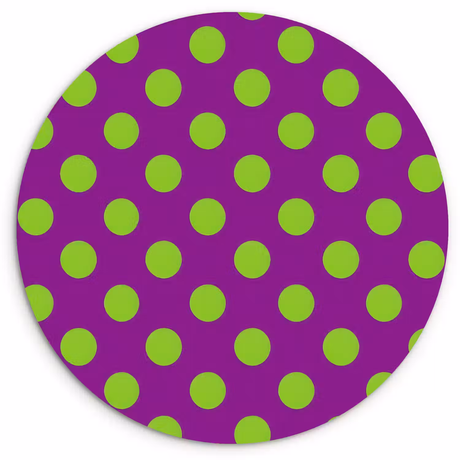 Stippen - Klassiek - Groen Wandcirkel kunststof plaat 5mm dik klein 188 -3d