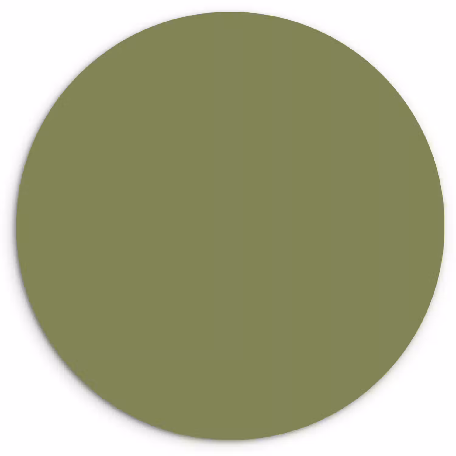 Herbal - Matcha - Groen Wandcirkel kunststof plaat 5mm dik klein 188 -3d