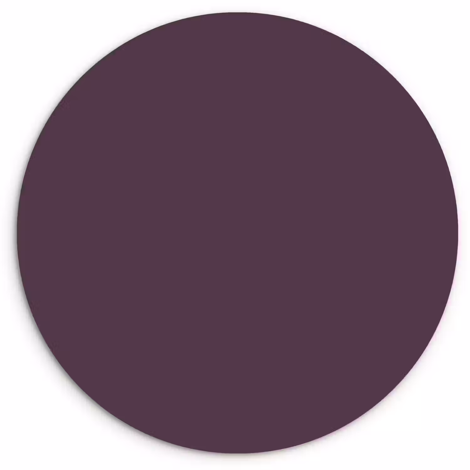Midnight - Plum - Paars Wandcirkel kunststof plaat 5mm dik klein 188 -3d