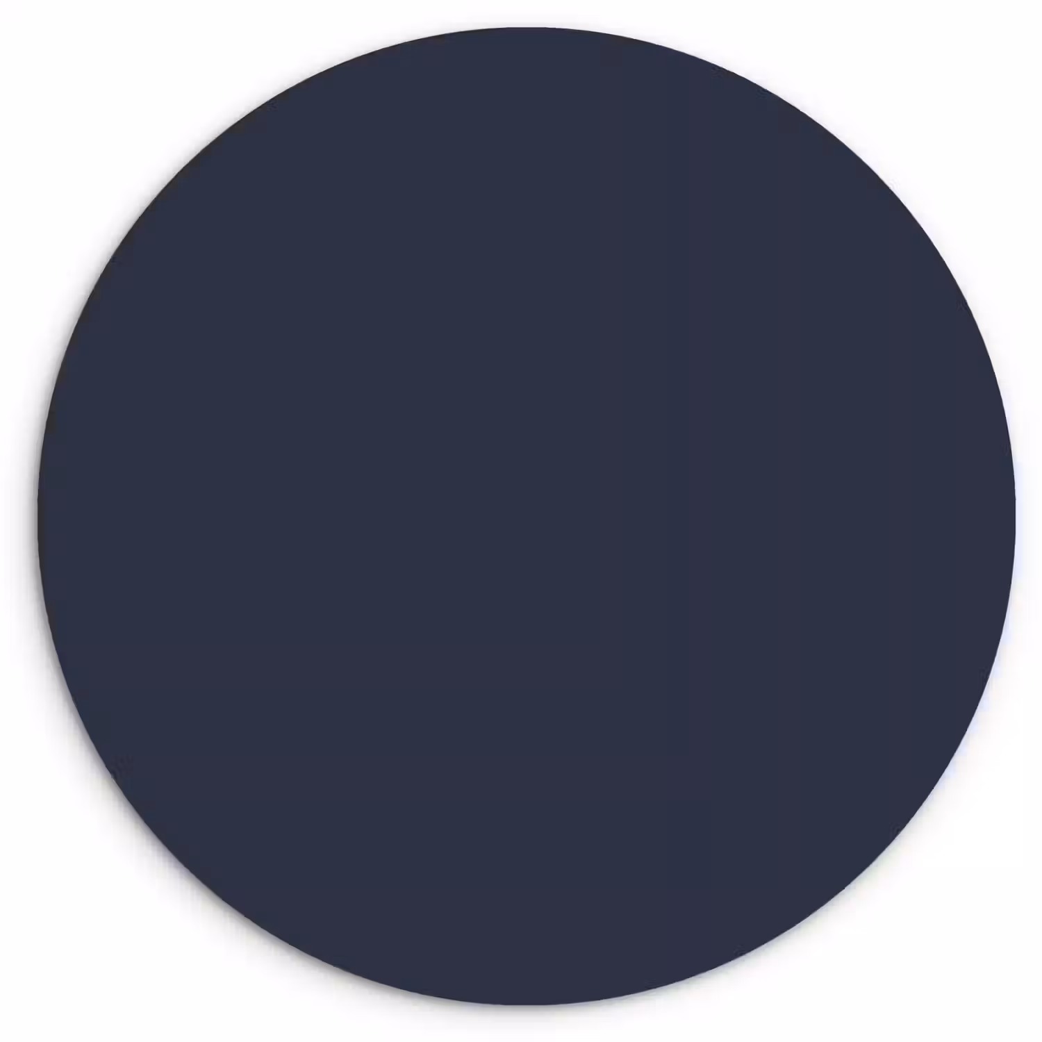 Midnight - Swing - Blauw Wandcirkel kunststof plaat 5mm dik klein 188 -3d