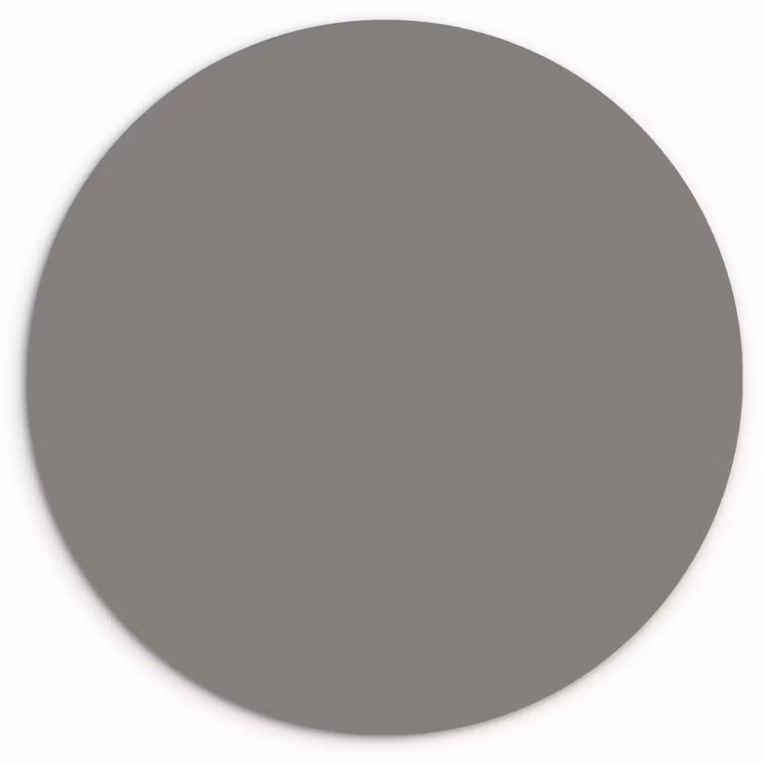 Mineral - Grey - Grijs Wandcirkel kunststof plaat 5mm dik klein 188 -3d