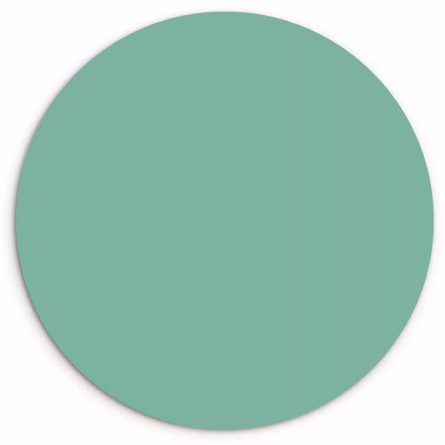 Ocean - Jade - Groen Wandcirkel kunststof plaat 5mm dik klein 188 -3d