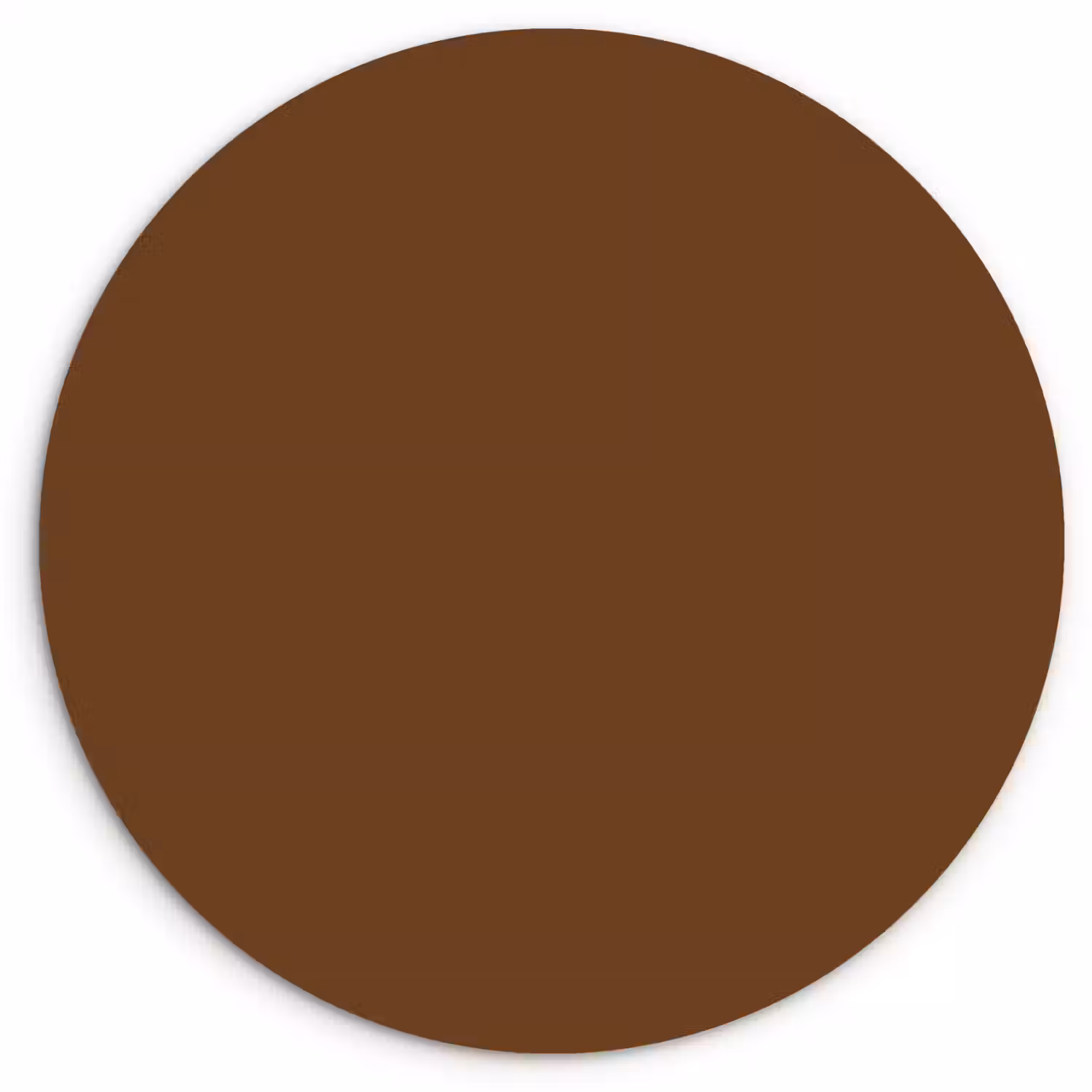 Rich - Espresso - Bruin Wandcirkel kunststof plaat 5mm dik klein 188 -3d
