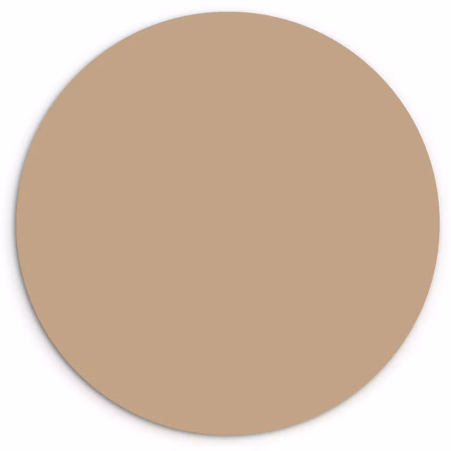 Soft - Taupe - Bruin Wandcirkel kunststof plaat 5mm dik klein 188 -3d