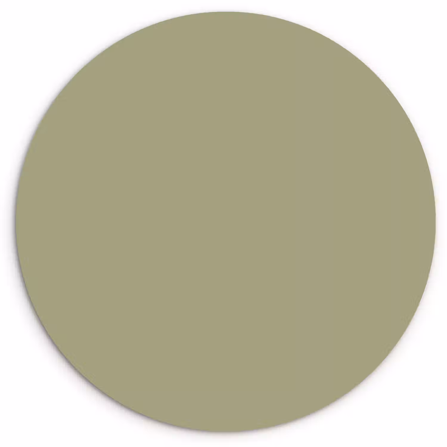 Vintage - Sage - Groen Wandcirkel kunststof plaat 5mm dik klein 188 -3d