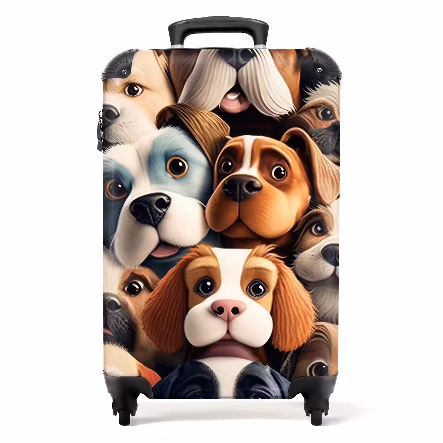 Blaffende Bende NBS - Handbagage koffer - Unisex middel -productfoto_recht