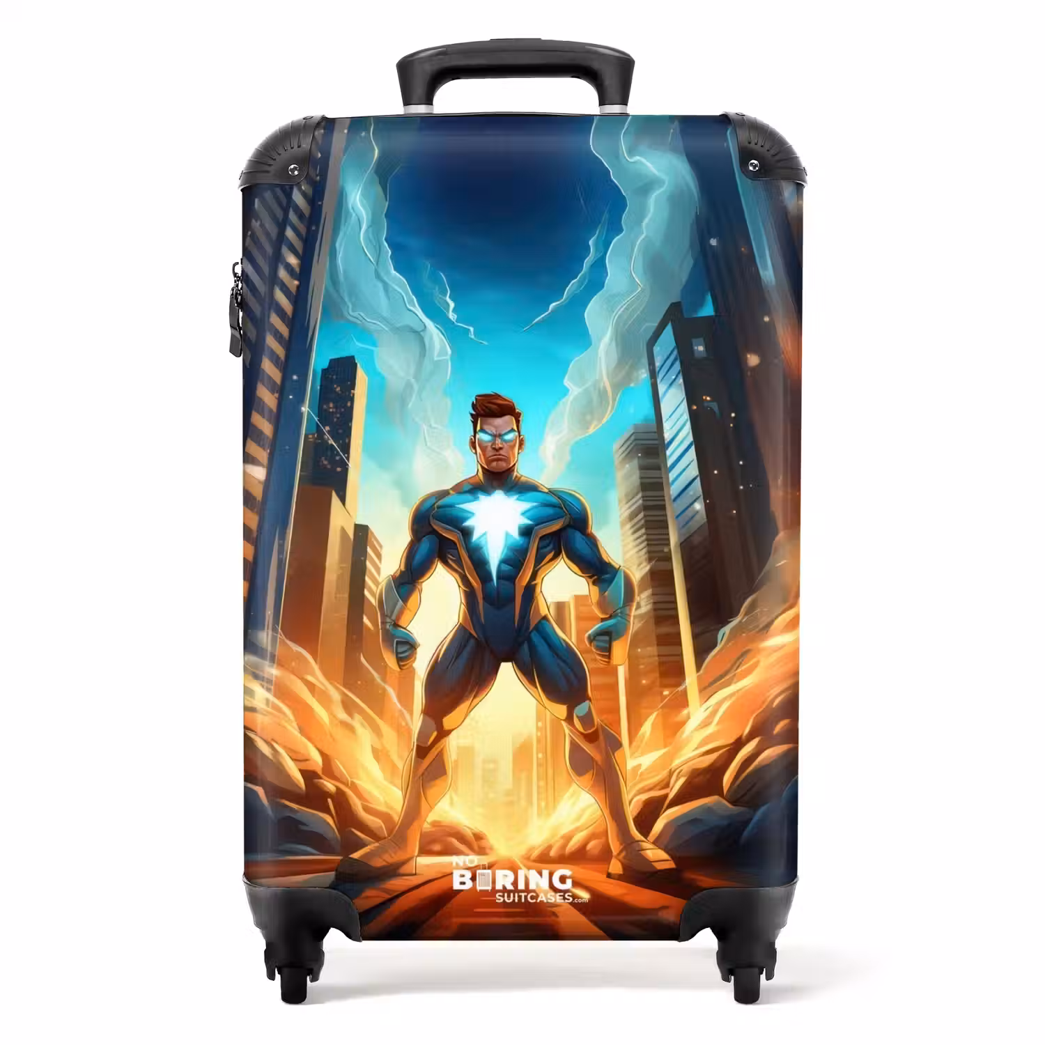 City superhero NBS - Handbagage koffer - Unisex middel -productfoto_recht