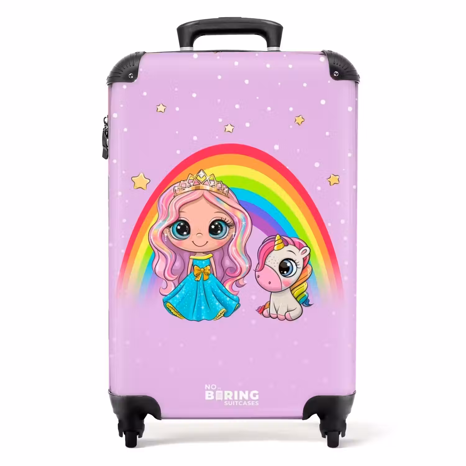 Elza eenhoornprinses NBS - Handbagage koffer - Unisex middel -productfoto_recht