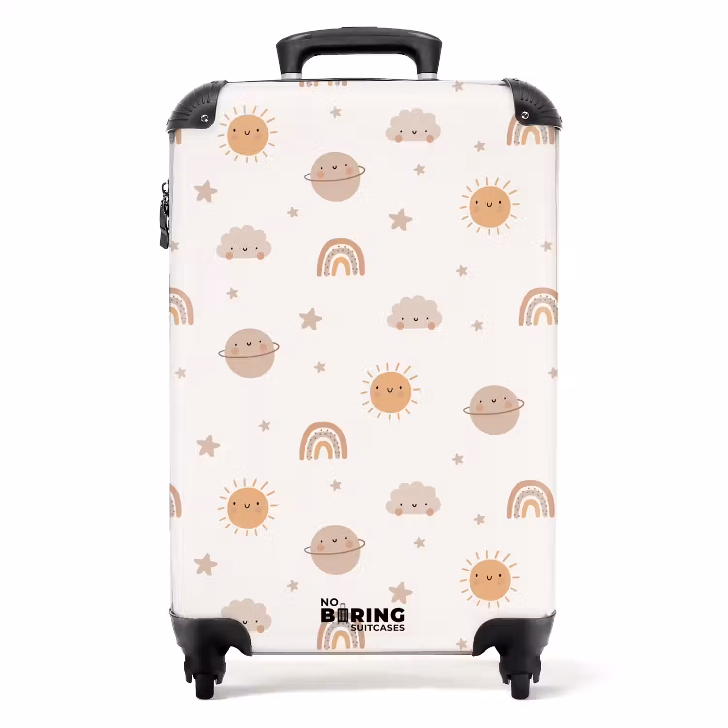 Pastelkleurig heelal NBS - Handbagage koffer - Unisex middel -productfoto_recht