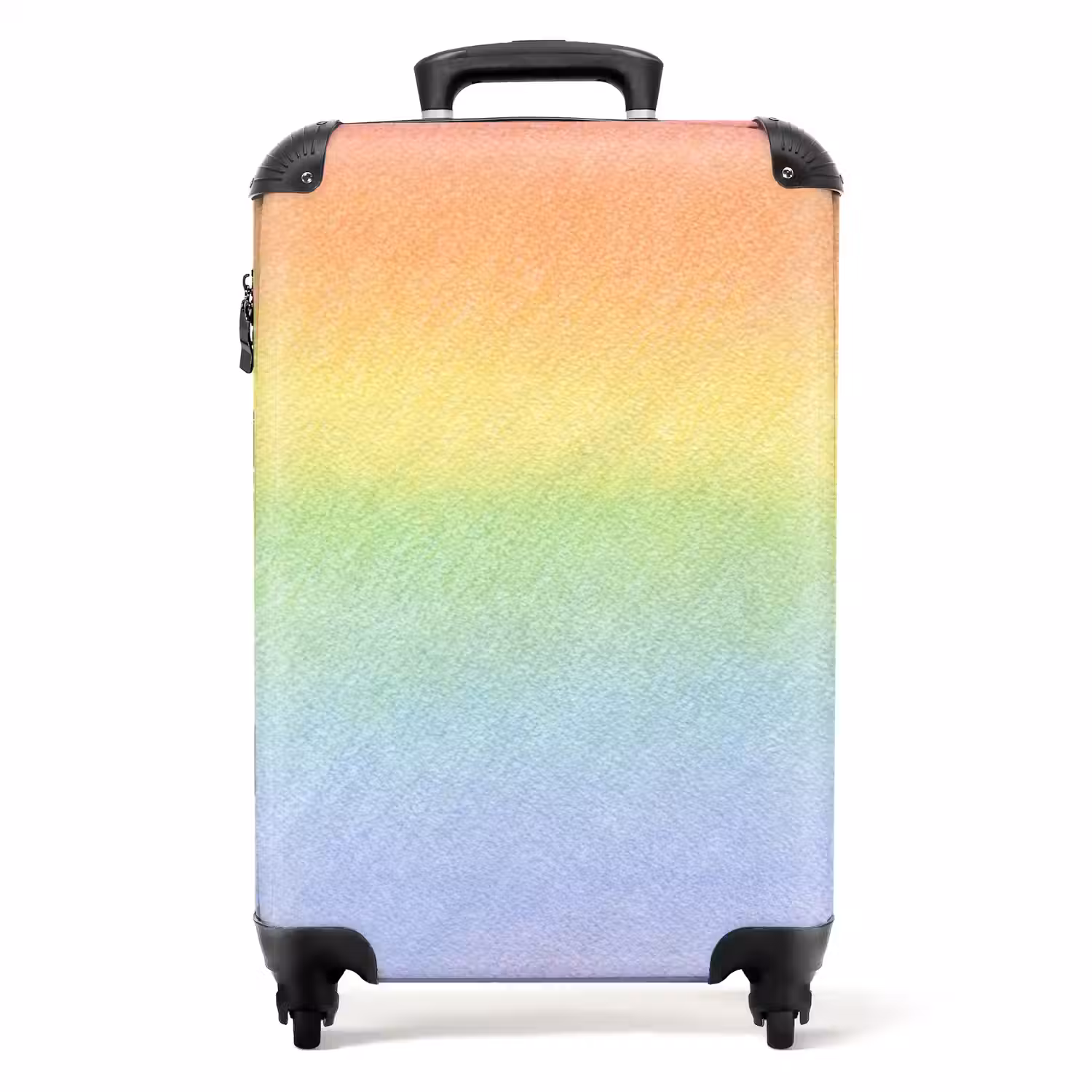 Pastel regenboog NBS - Handbagage koffer - Unisex middel -productfoto_recht