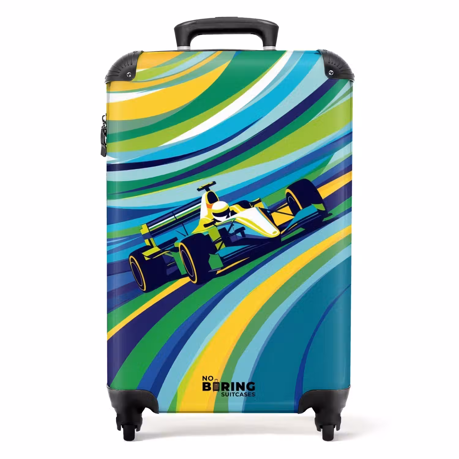 Retro racer NBS - Handbagage koffer - Unisex middel -productfoto_recht