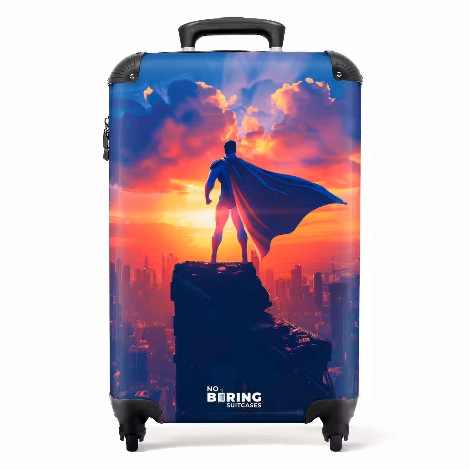 Skyscraper superheld NBS - Handbagage koffer - Unisex middel -productfoto_recht