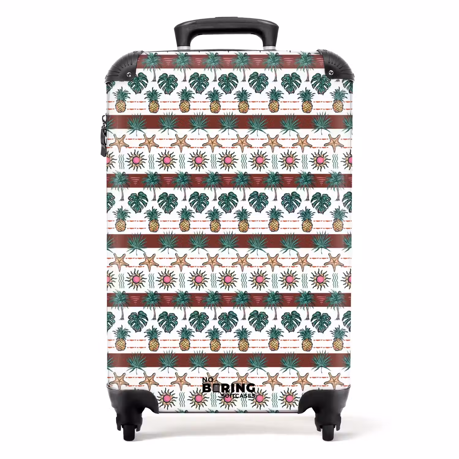Zomer illustratie print NBS - Handbagage koffer - Volwassenen Unisex middel -productfoto_recht
