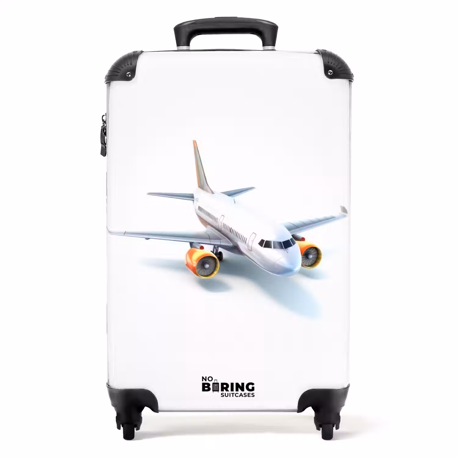 Witte wervelwind NBS - Handbagage koffer - Unisex middel -productfoto_recht