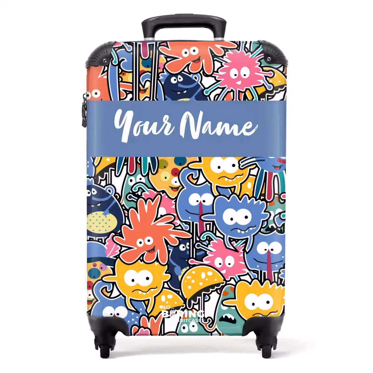 Beestjes met Grote Oogjes NBS - Handbagage koffer - Kinderen Unisex middel -productfoto_recht