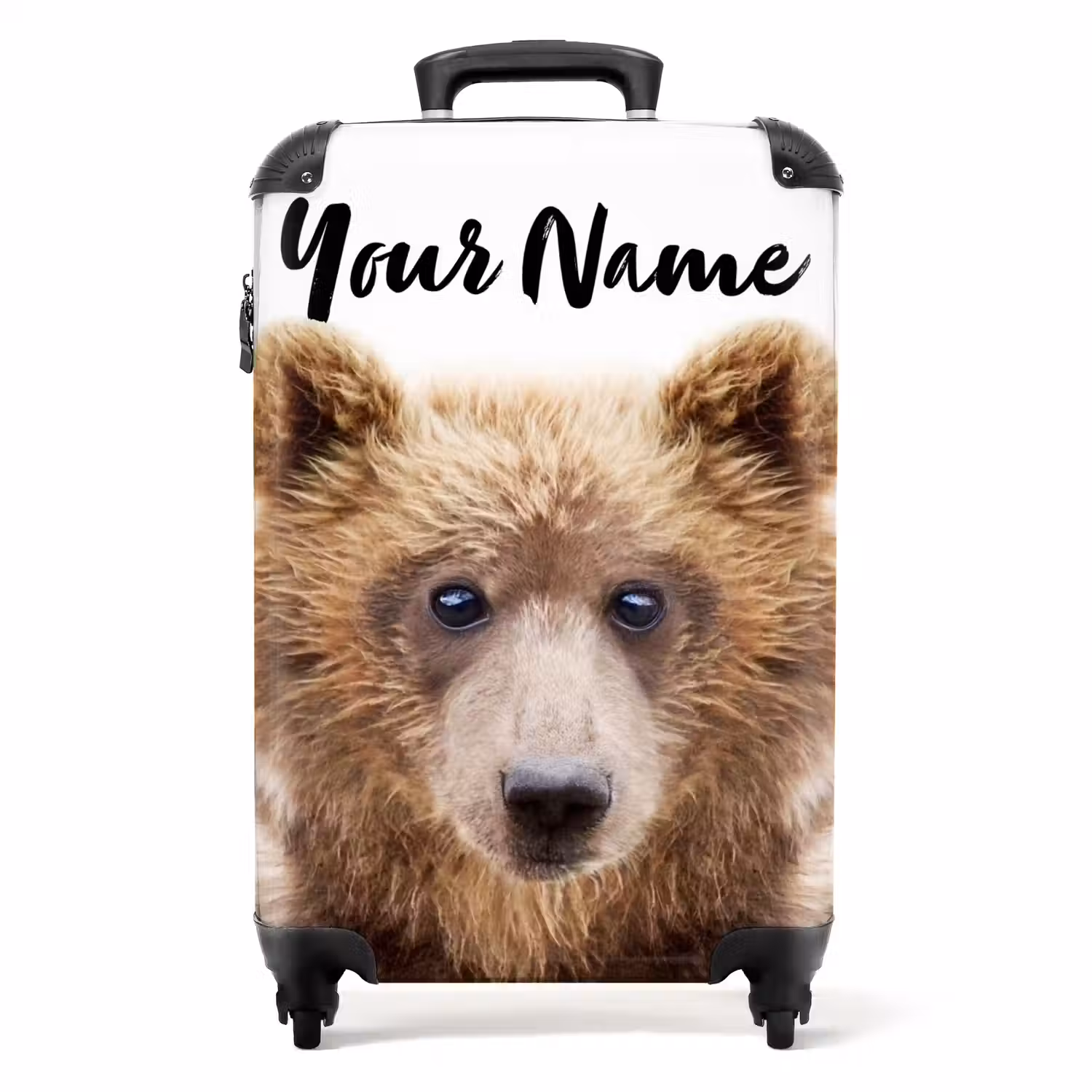 Bennie Beer NBS - Handbagage koffer - Kinderen Unisex middel -productfoto_recht