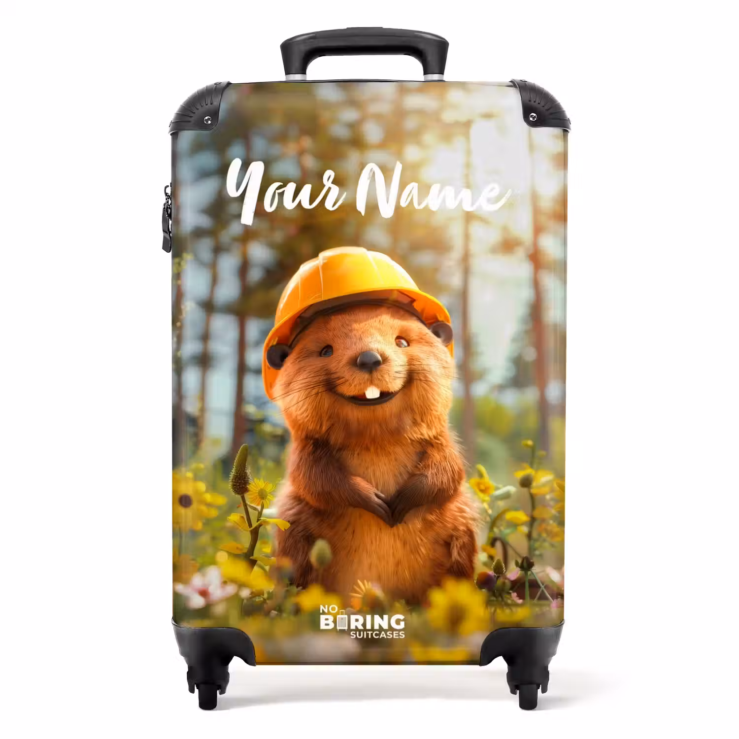 Benno Bloembouwer NBS - Handbagage koffer - Kinderen Unisex middel -productfoto_recht