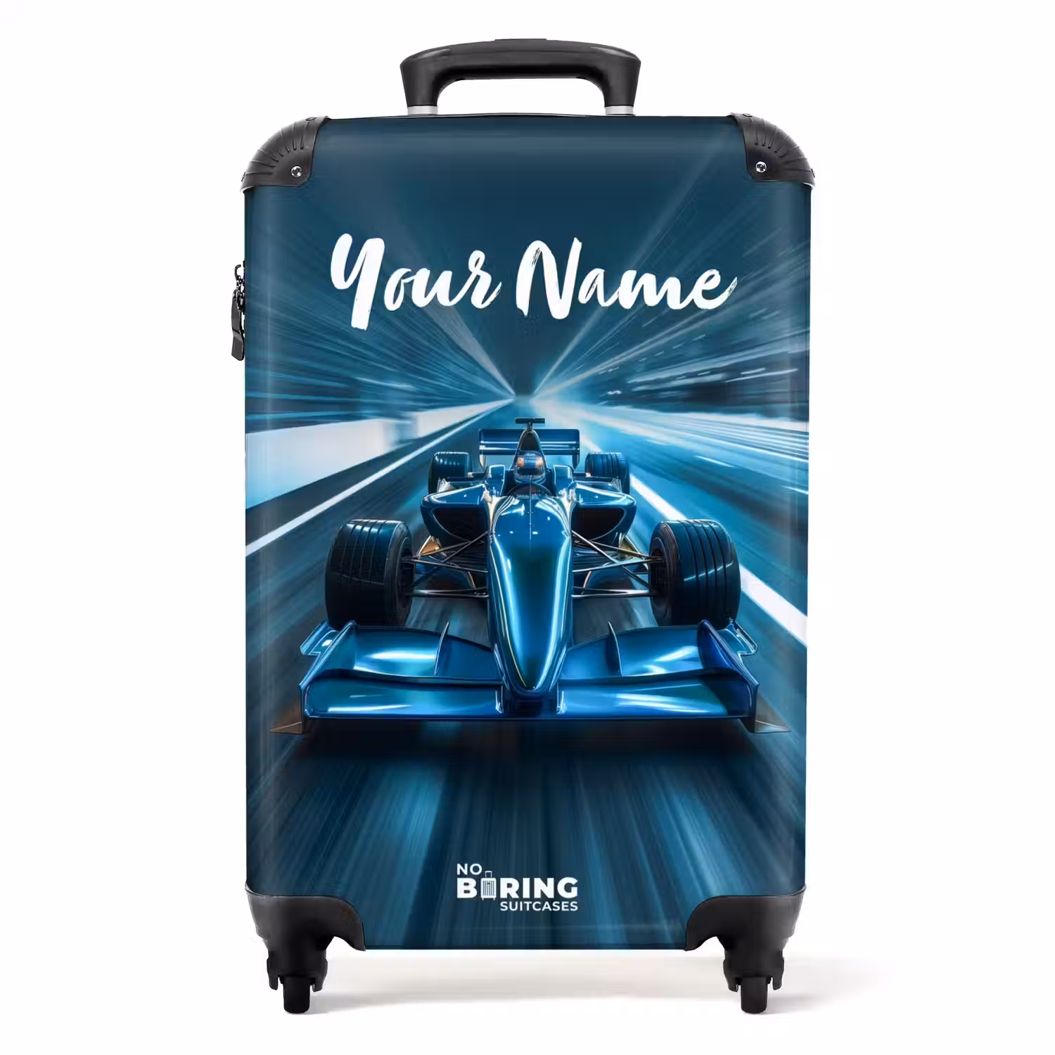 Blazing blue NBS - Handbagage koffer - Kinderen Unisex middel -productfoto_recht