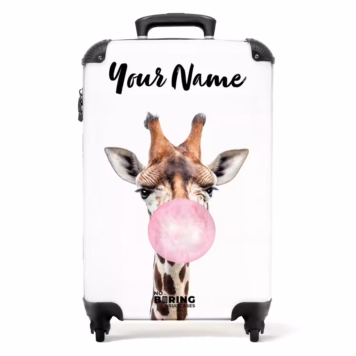 Kauwende Kobus NBS - Handbagage koffer - Kinderen Unisex middel -productfoto_recht