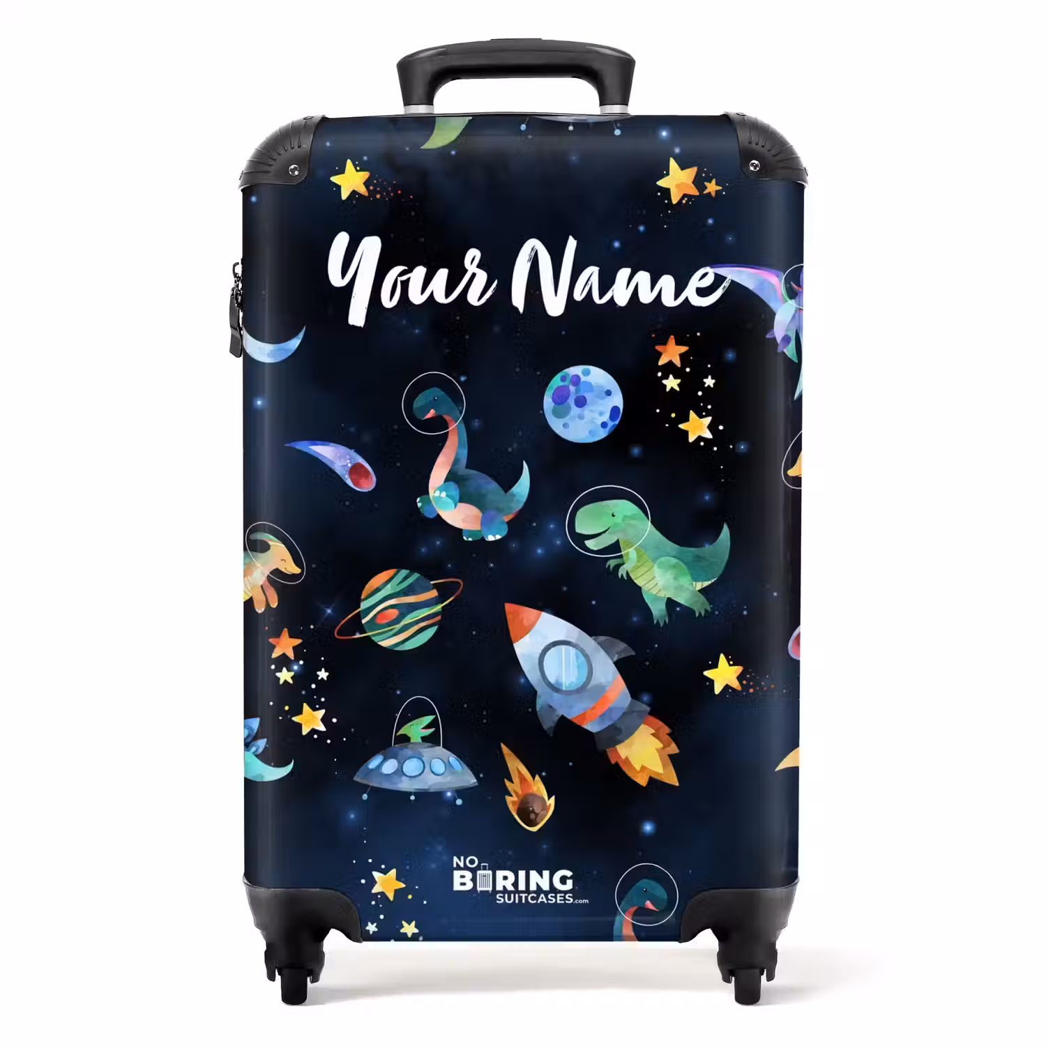 Cosmodino's NBS - Handbagage koffer - Kinderen Unisex middel -productfoto_recht