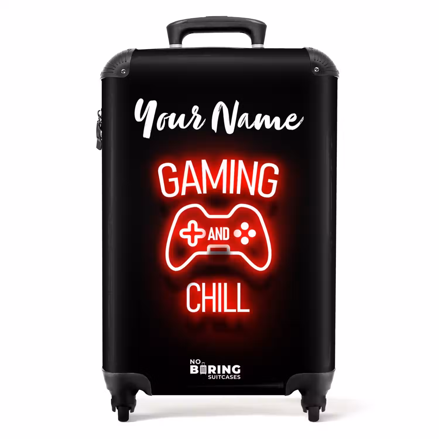 Gaming and Chill NBS - Handbagage koffer - Kinderen Unisex middel -productfoto_recht