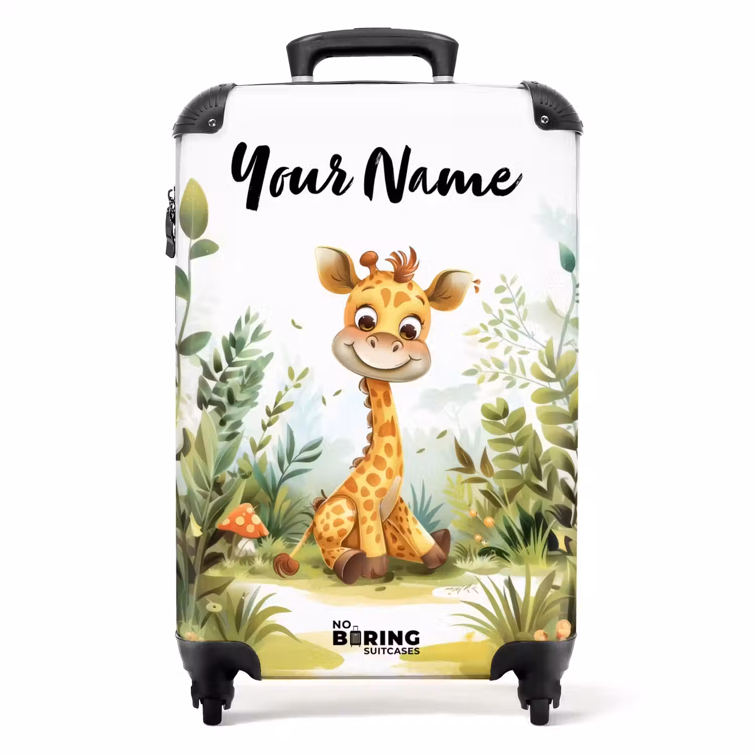 Guusje giraf NBS - Handbagage koffer - Kinderen Unisex middel -productfoto_recht