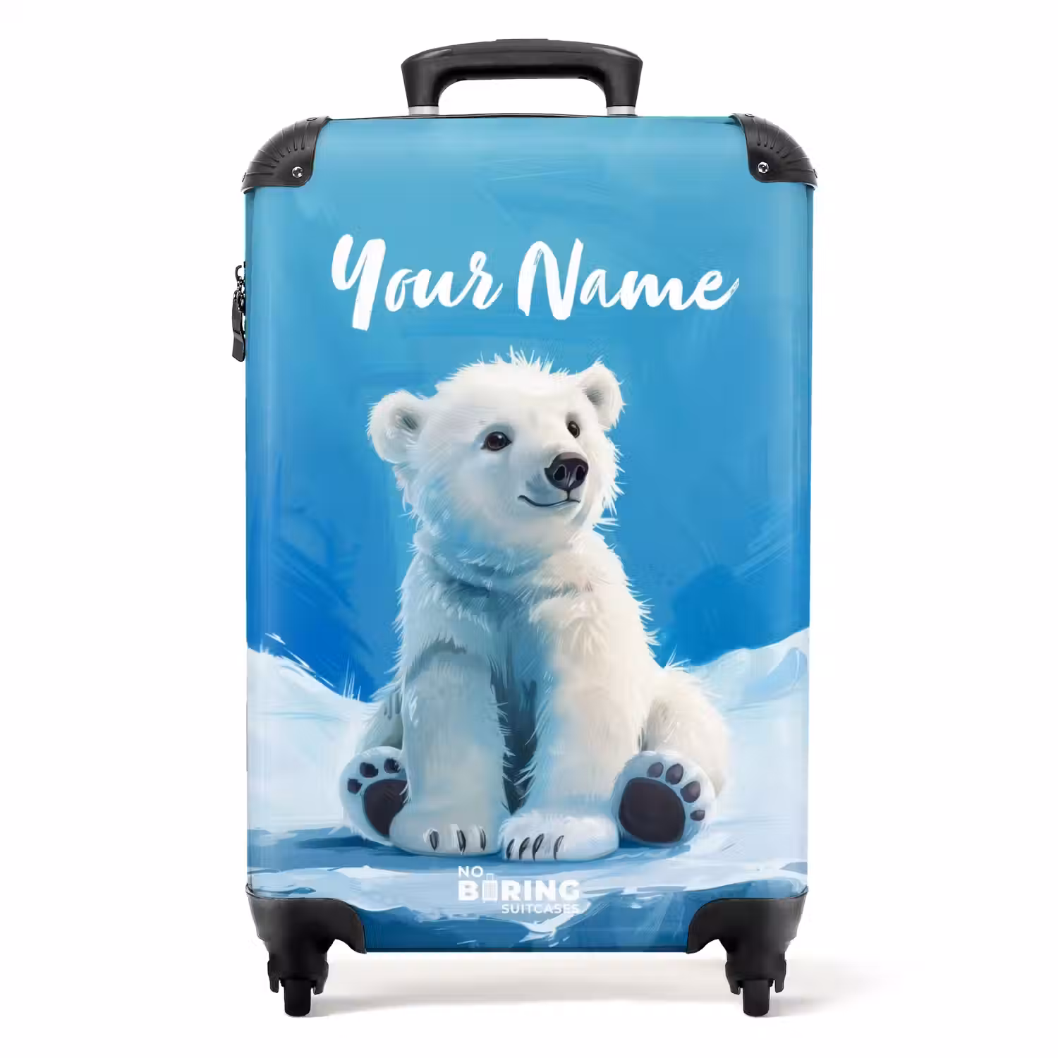 IJsbrand ijsbeer NBS - Handbagage koffer - Kinderen Unisex middel -productfoto_recht