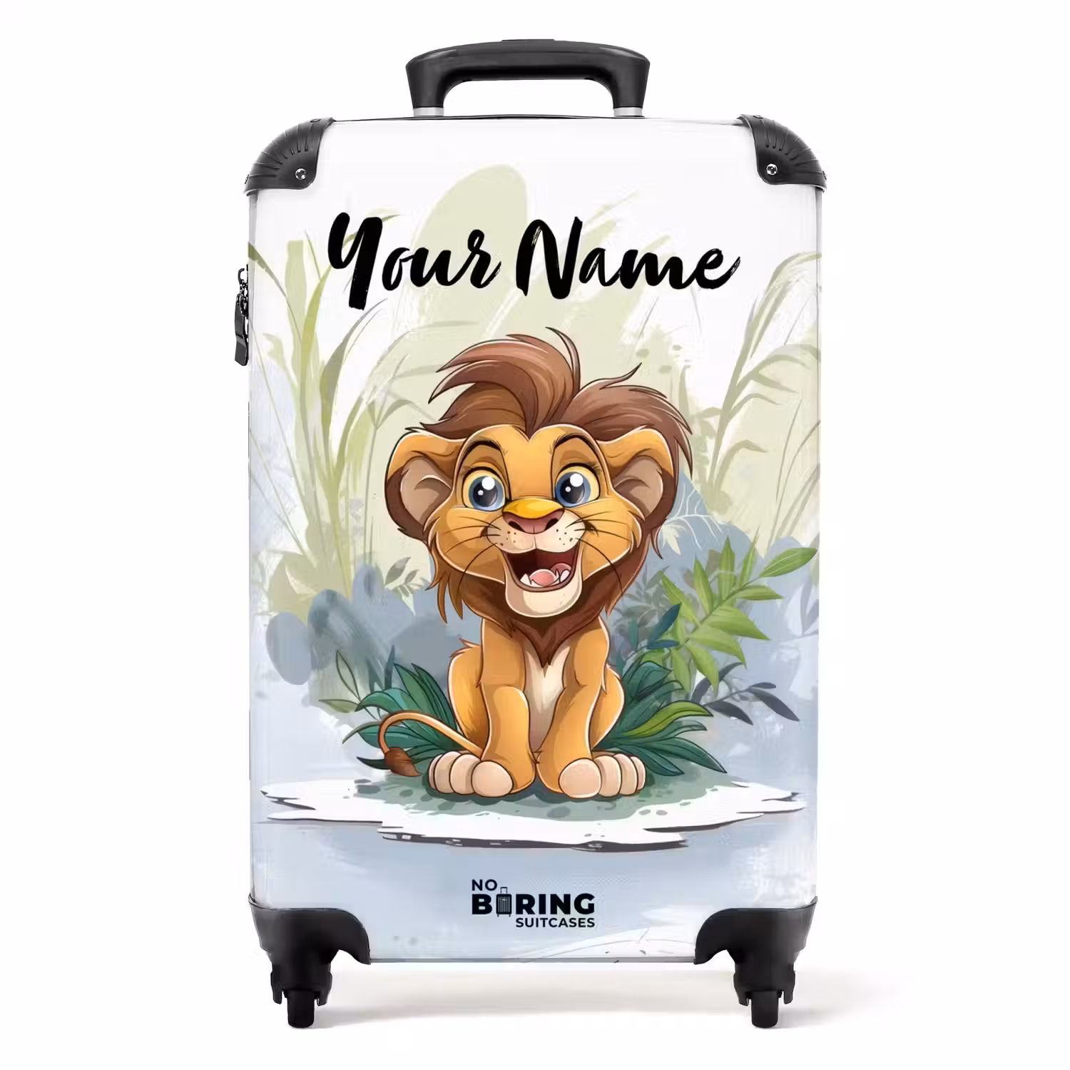 Lenny leeuwtje NBS - Handbagage koffer - Kinderen Unisex middel -productfoto_recht