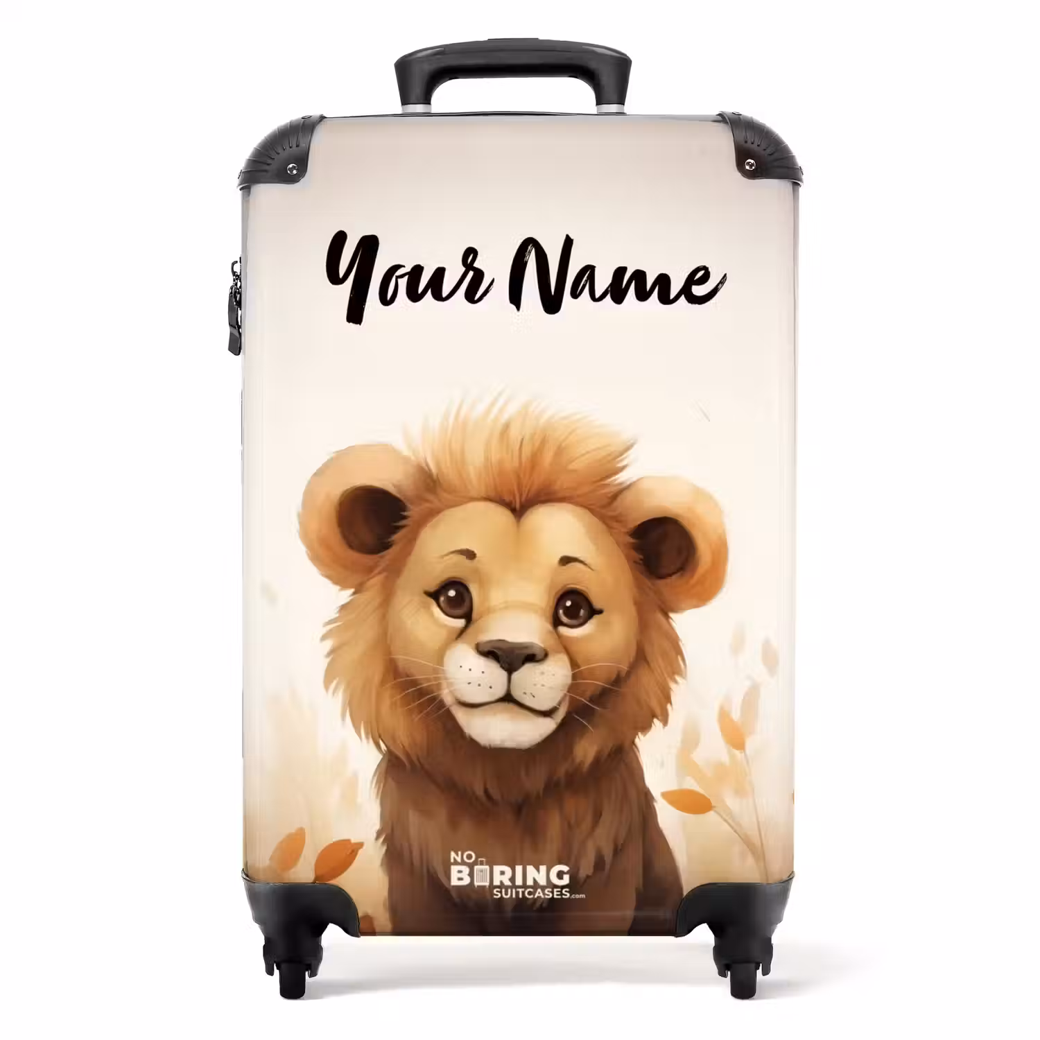 Ludo leeuw NBS - Handbagage koffer - Kinderen Unisex middel -productfoto_recht