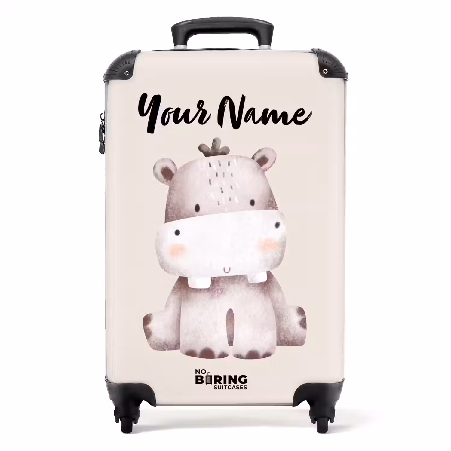 Nigel Nijlpaard NBS - Handbagage koffer - Kinderen Unisex middel -productfoto_recht