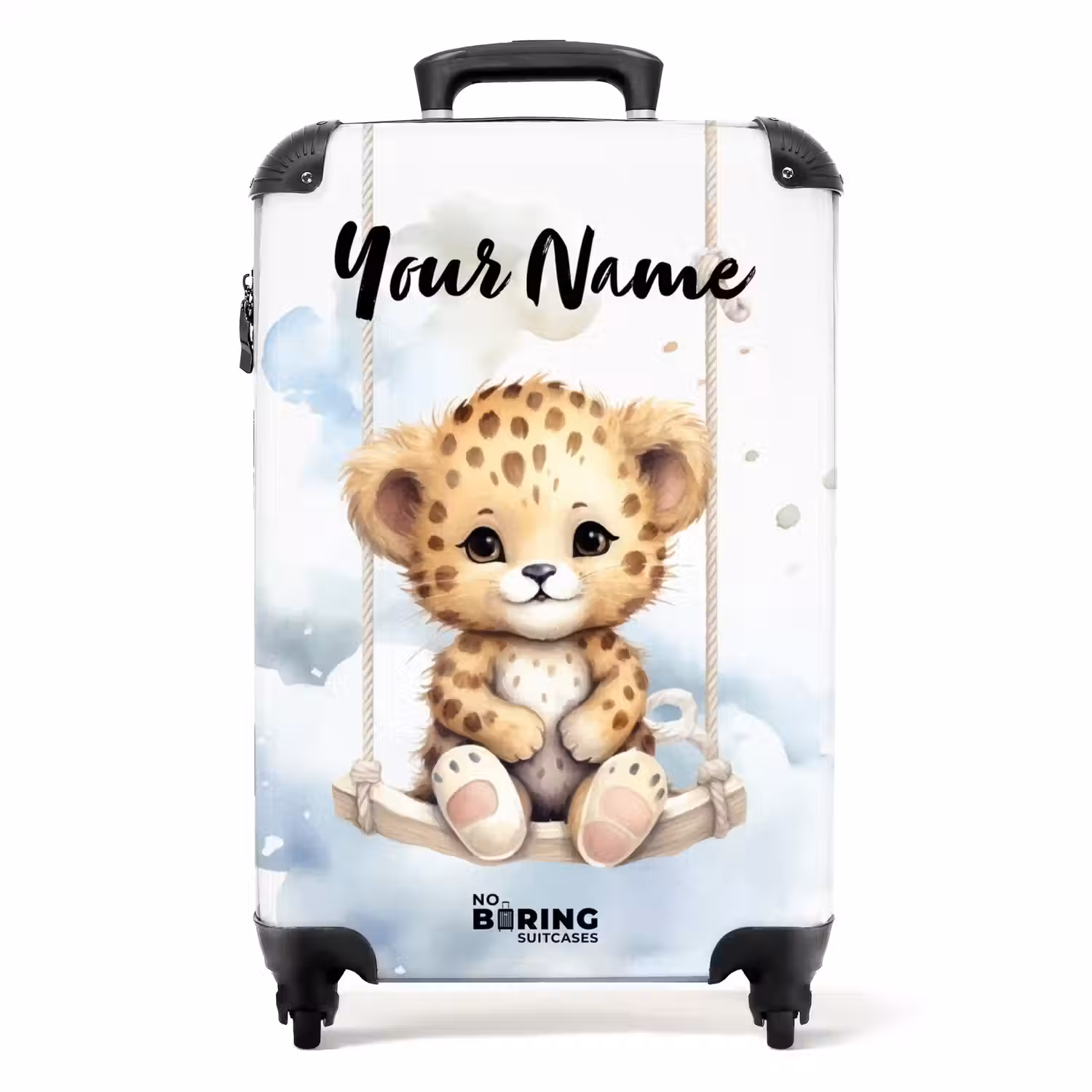Perry panter NBS - Handbagage koffer - Kinderen Unisex middel -productfoto_recht