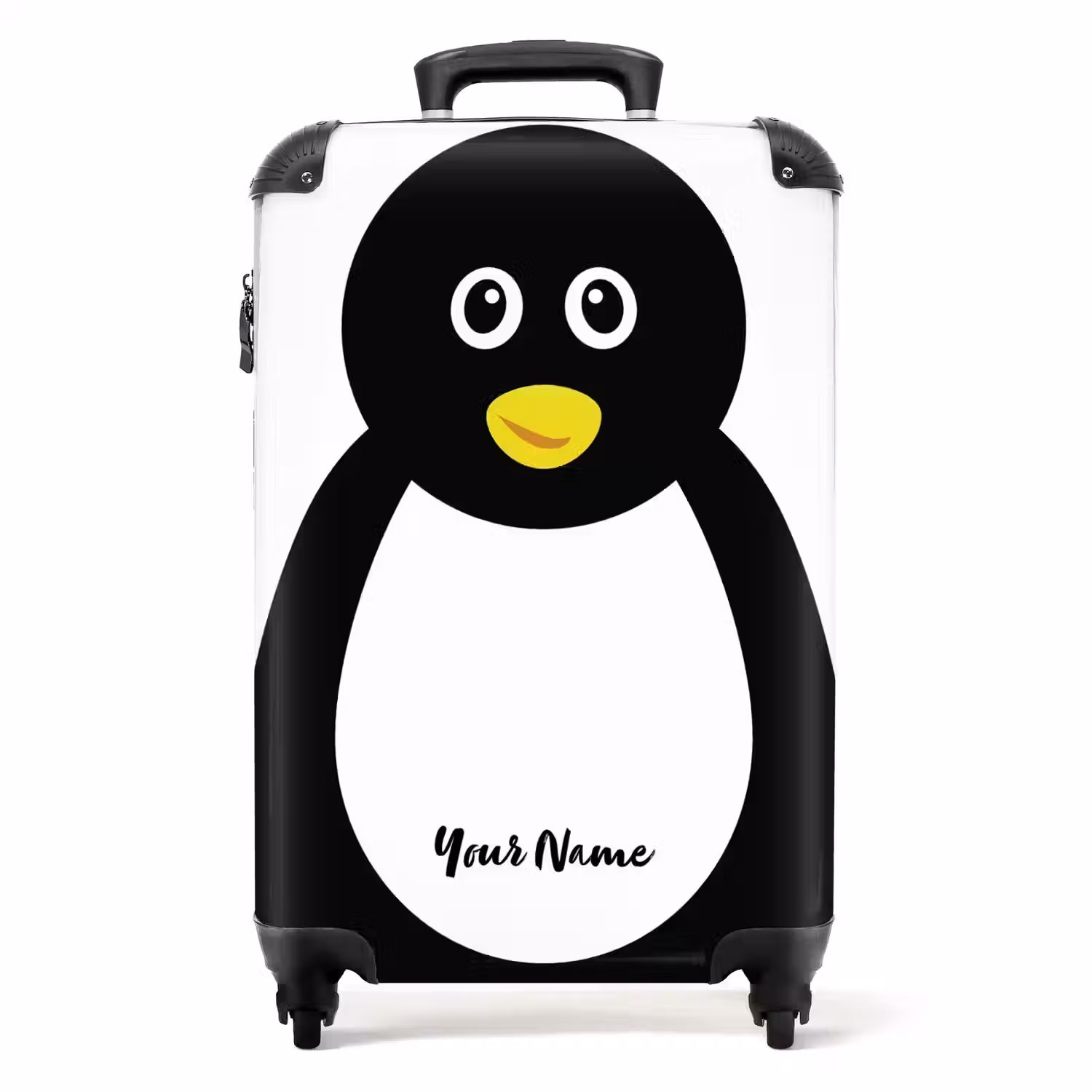 Pim pinguïn NBS - Handbagage koffer - Kinderen Unisex middel -productfoto_recht