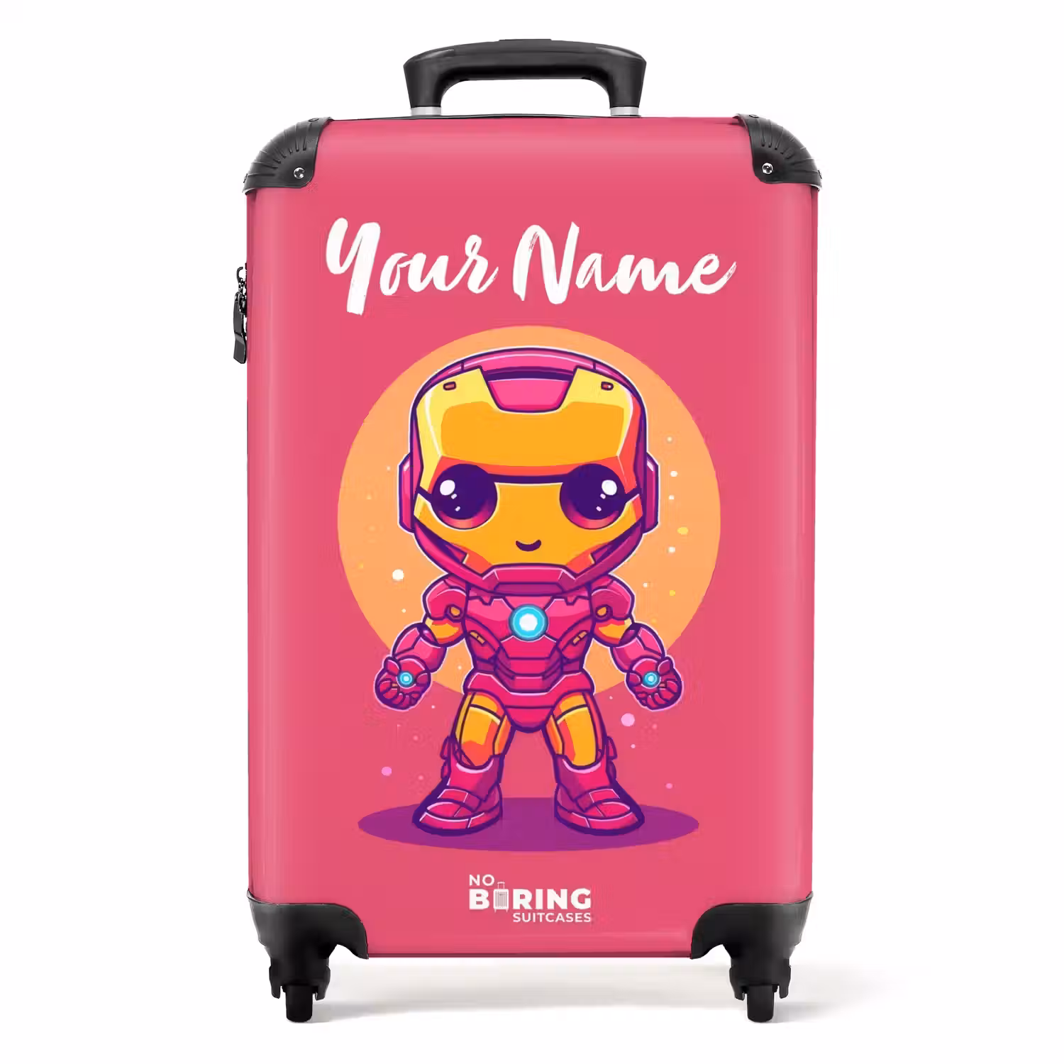 Roze ranger NBS - Handbagage koffer - Kinderen Unisex middel -productfoto_recht