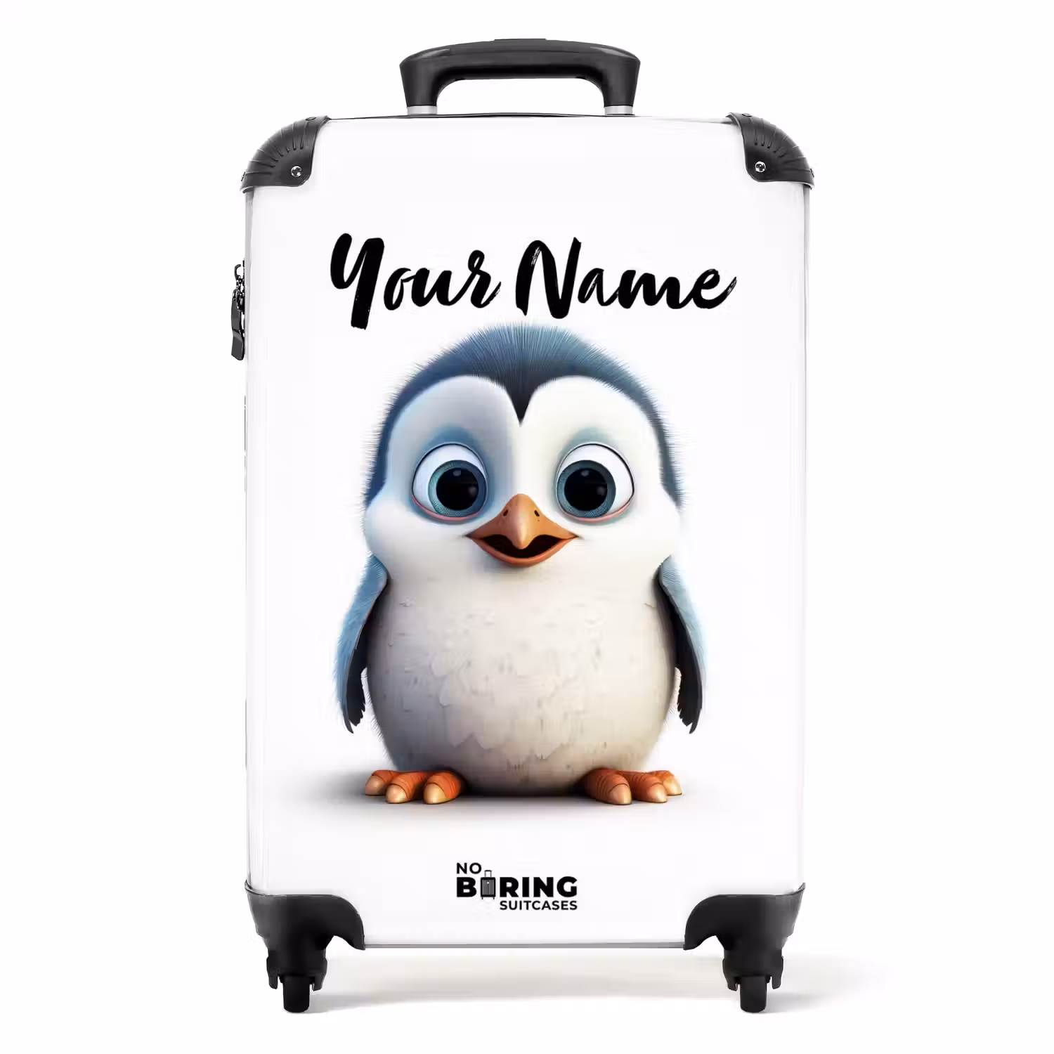 Pippin pinguïn NBS - Handbagage koffer - Kinderen Unisex middel -productfoto_recht