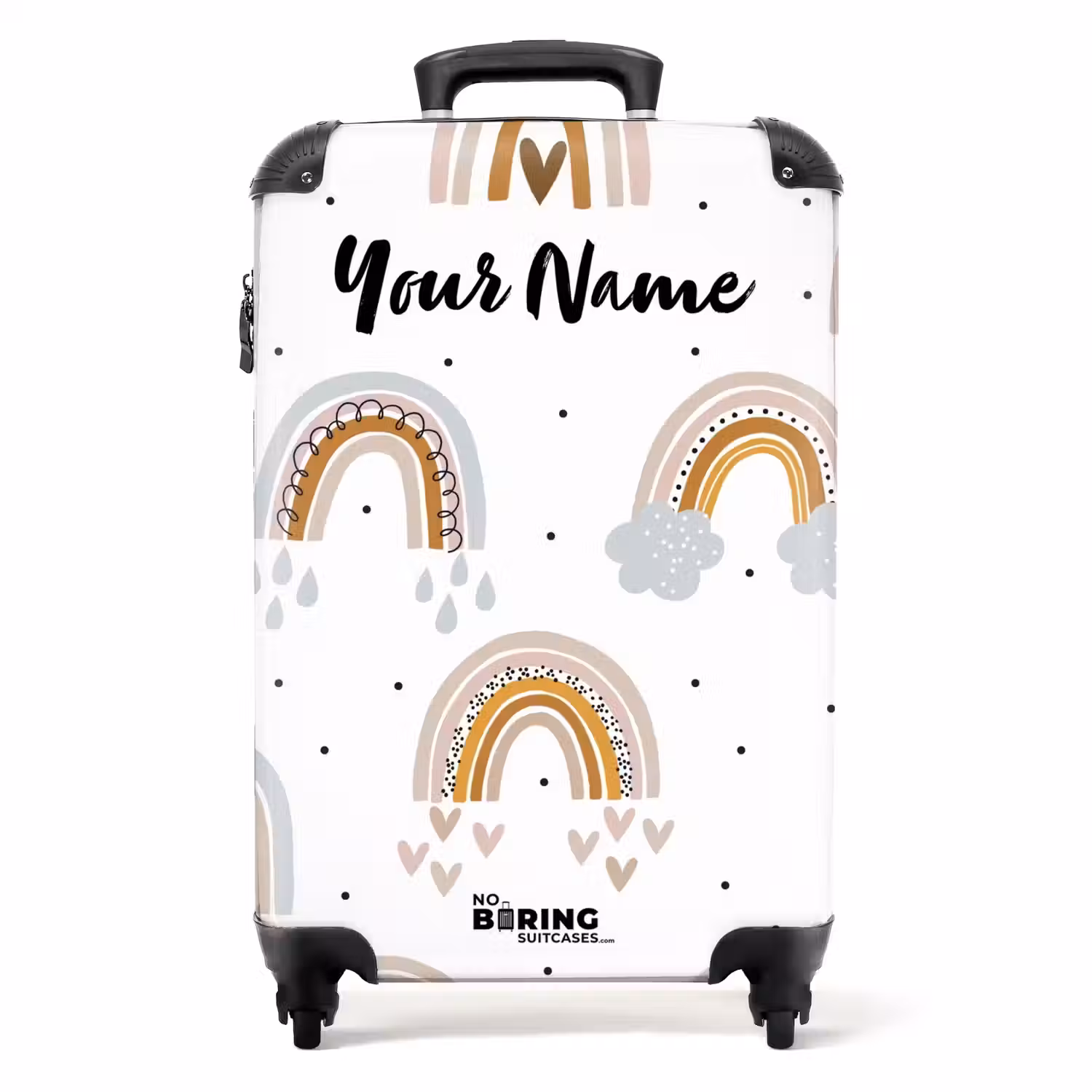 Regenboogregen NBS - Handbagage koffer - Kinderen Unisex middel -productfoto_recht