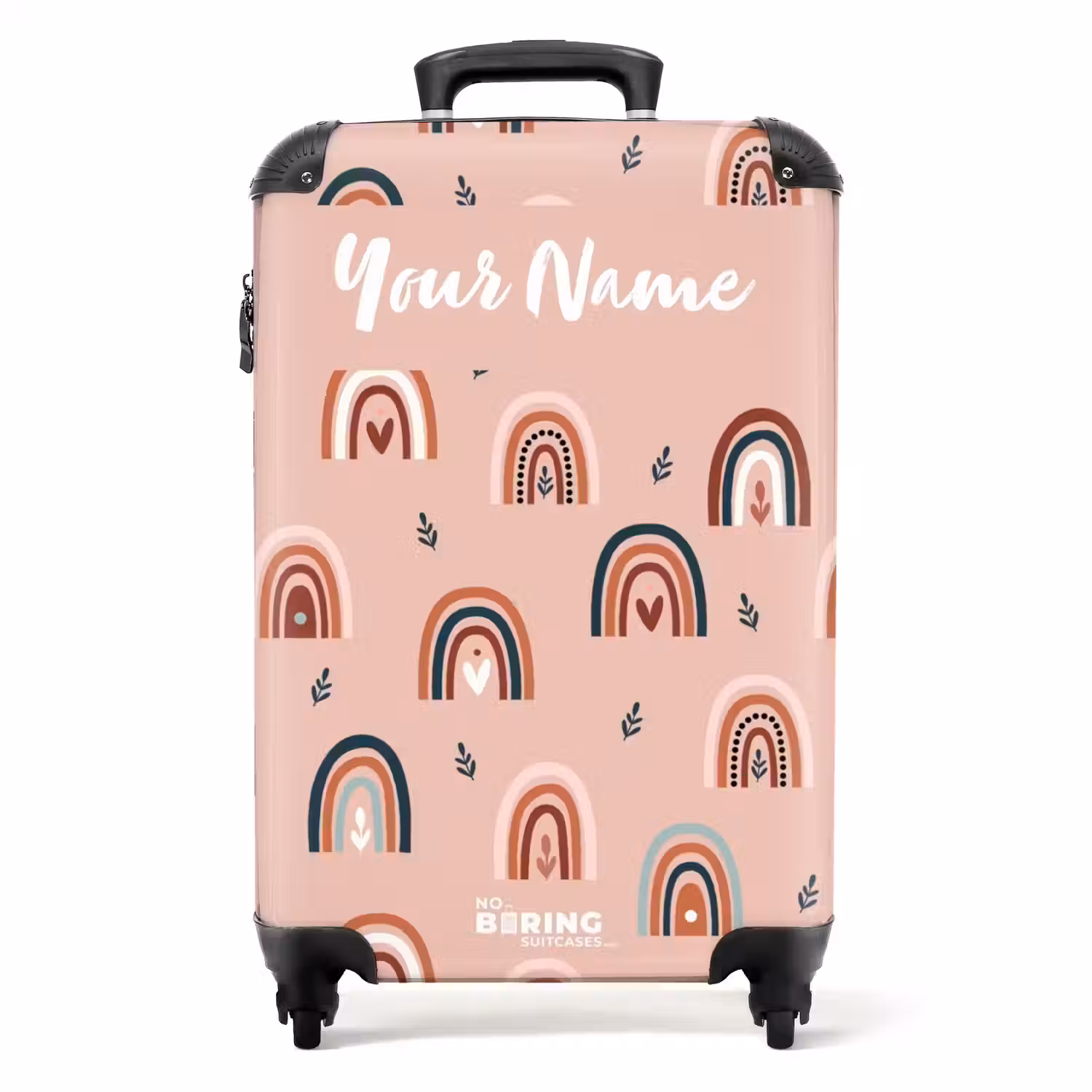 Rosy rainbows NBS - Handbagage koffer - Kinderen Unisex middel -productfoto_recht