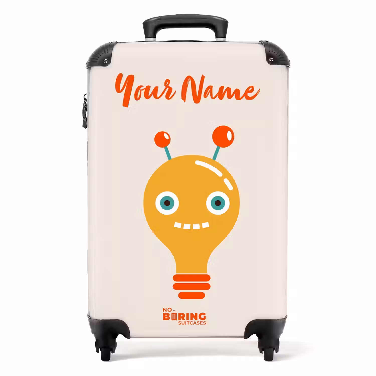 Blinkende bot NBS - Handbagage koffer - Kinderen Unisex middel -productfoto_recht
