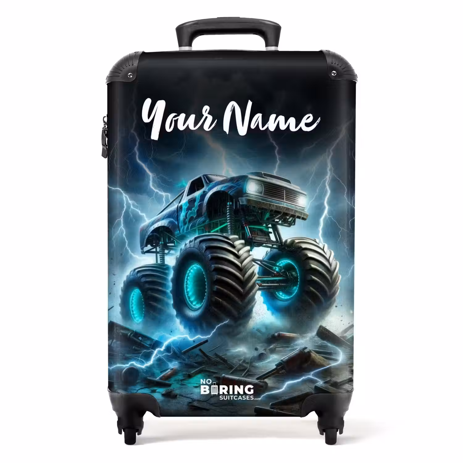 Thunder Wheels NBS - Handbagage koffer - Kinderen Unisex middel -productfoto_recht