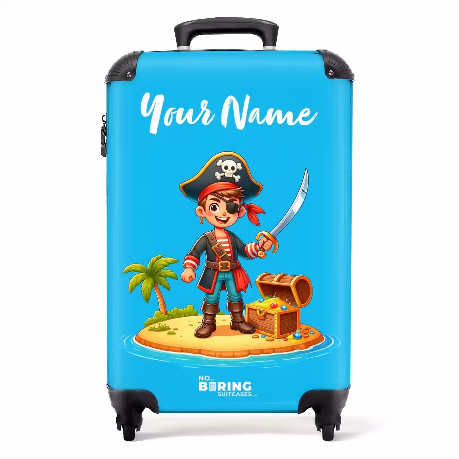 Schateiland Santiago NBS - Handbagage koffer - Kinderen Unisex middel -productfoto_recht