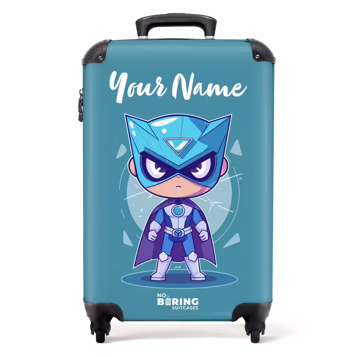 Turquoise tornado NBS - Handbagage koffer - Kinderen Unisex middel -productfoto_recht