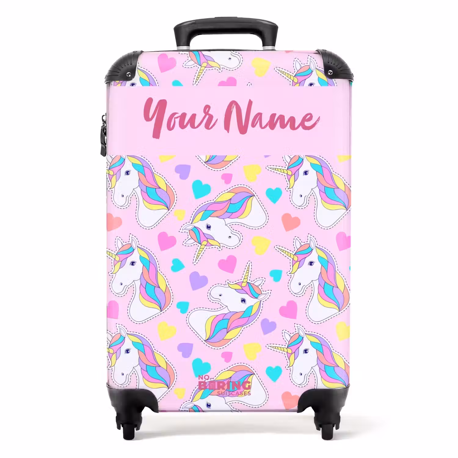 Eenhoorn euforie NBS - Handbagage koffer - Kinderen Unisex middel -productfoto_recht